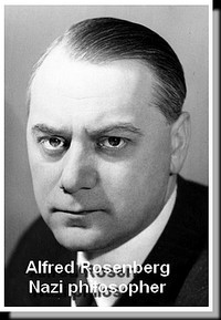 Alfred Rosenberg, Nazi philosopher in 1941 at the height of his influence.