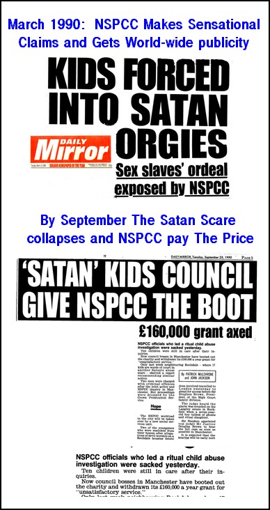 How The Daily Mirror Reported The NSPCC Scare