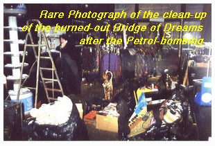 Interior shot of the
                    Bridge of Dreams After the Firebomb