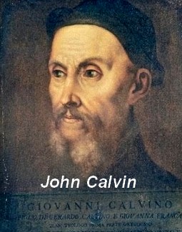 Portrait of John Calvin, founder of calvinism