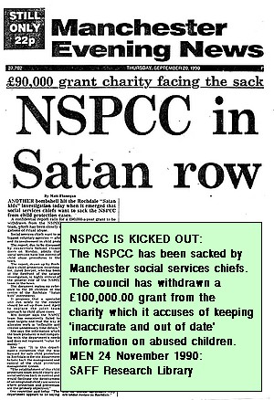 NSPCC is sacked after Rochdale Satanic
                          Abuse Case