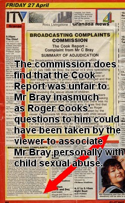 How the Cook Report had to apologise to Mr Bray